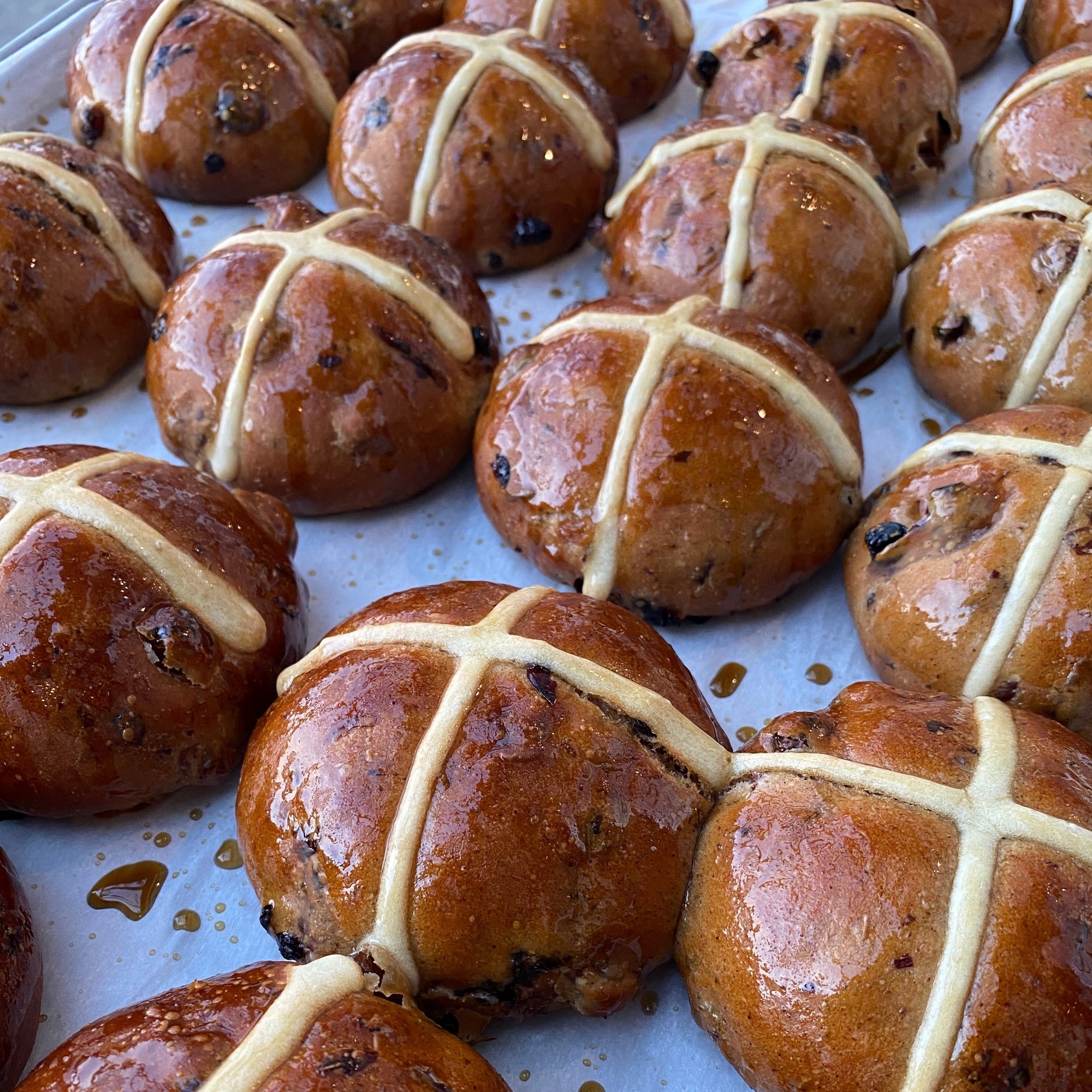 6 x Hot Cross Buns