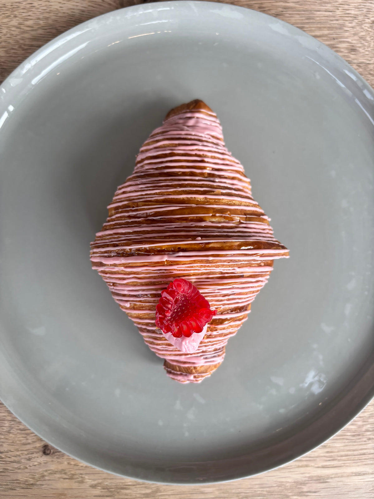 VALENTINE SPECIAL: Raspberry Mousse Filled Croissant